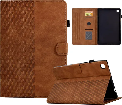 Vista 57 de Funda para Samsung Galaxy Tab S6 Lite 2024/2022/2020 de 10.4 pulgadas SM-P620/P625/P610/P613/P615/P619 de piel sintética, funda magnética con Negro