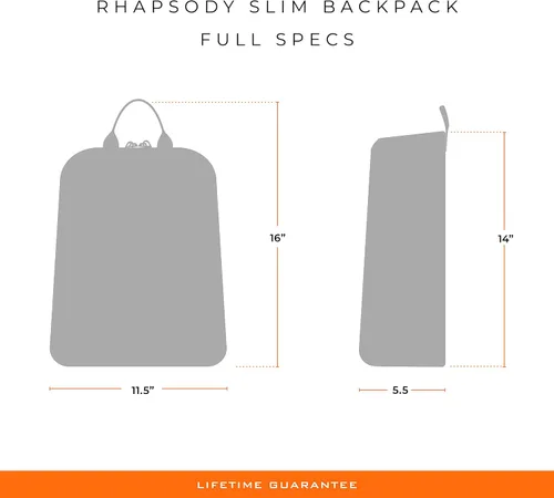Vista 11 de Briggs & Riley Mochila Slim Rhapsody, marino, Rhapsody - Mochila delgada