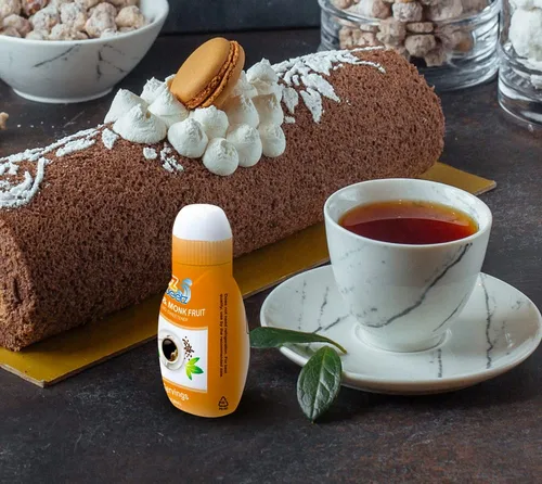 Vista 4 de EZ-Sweetz Stevia & Monk Fruit (1.36 oz - Edulcorante líquido 300 porciones/botella)