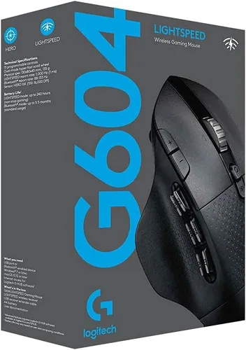Vista 8 de Logitech G G604 Lightspeed - Mouse inalámbrico para juegos con 15 controles programables, hasta 240 horas de duración de la batería, modos