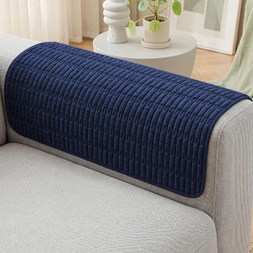 Vista 18 de Foxdecor Fundas para Brazos de Sofá Funda para Brazo de Sofá, Juego de Fundas para Brazos de Sillón de 2, Fundas Antideslizantes para Brazos