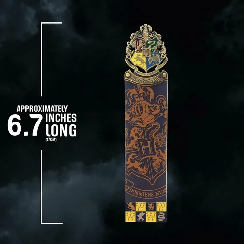 Vista 3 de The Noble Collection Marcador de Harry Potter con escudo de Hogwarts