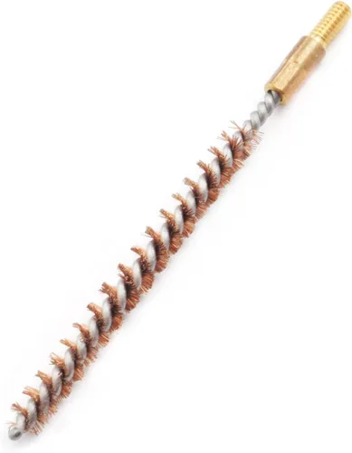 Vista 2 de 10 piezas 12GA 20GA calibre 410 cerdas de fósforo de bronce calibre 12GA cepillo de limpieza para rifle pistola escopeta multi-calibre (calibre .177)