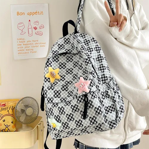 Vista 7 de Backpack For Women School Bag With Comfortable Strap Large Capacity Casual Daypack Book Bag