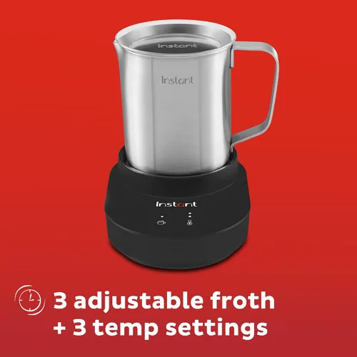 Vista 10 de Instant Pot Instant MagicFroth - Vaporizador y espumador eléctrico 9 en 1, jarra de acero inoxidable de 17 onzas, máquina de espuma fría y caliente