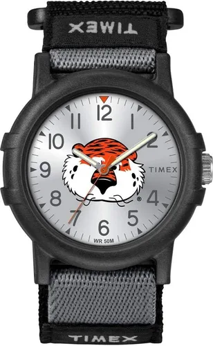 Vista 41 de Timex Reloj unisex Collegiate Recruit de 1.496 in - Tennessee Volunteers con correa de tela negra