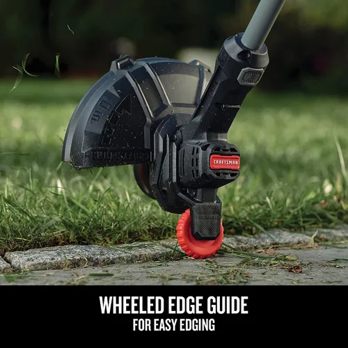 Vista 5 de CRAFTSMAN WEEDWACKER V20 Cortadora y bordeadora inalámbrica, 10 pulgadas, herramienta desnuda (CMCST915B)