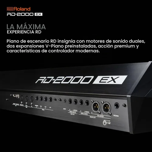 Vista 2 de Roland Piano digital para escenario Premium RD-2000 EX