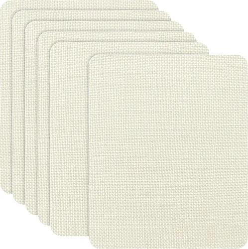 Vista 20 de Azobur Parche de reparación de sofá, 6 piezas de parches de microfibra, reparación de parches de tela autoadhesivos, aspecto lujoso, sofá de Beige