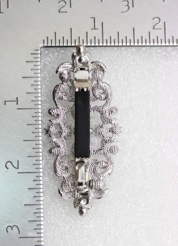 Vista 5 de Faship Precioso pasador floral de cristal AB Rhinestone