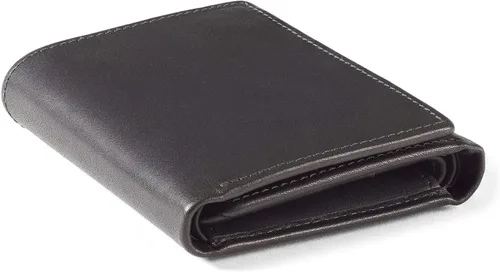 Vista 7 de Trifold con tarjeta portafolios talla única Aceite Negro