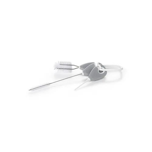 Vista 2 de OXO Tot - Juego de limpieza para botellas y tazas, color gris