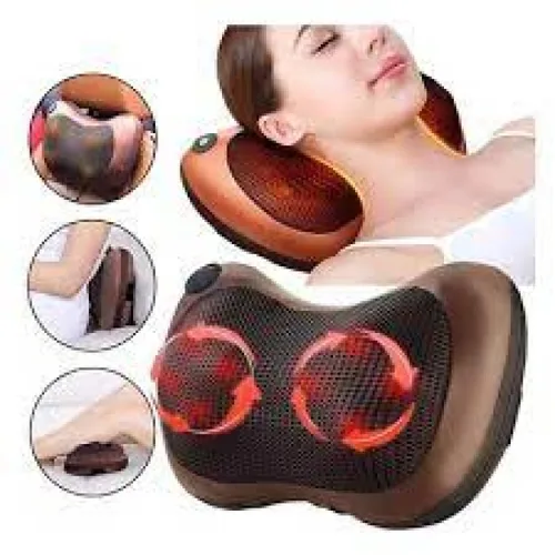 Vista 2 de Cojín Masajeador De Cuello Y Espalda Ajustable