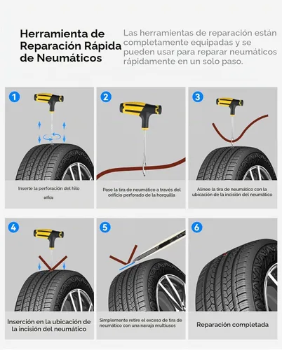 Vista 8 de Kit de inflador de neumáticos para bomba portátil Tesla, 4