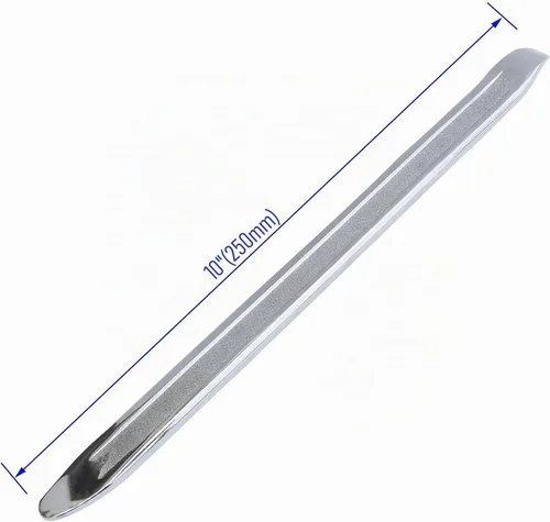 Vista 2 de Palanca para neumáticos de 10 pulgadas, barra de palanca de cucharas para neumáticos de servicio pesado, herramienta profesional de cambio