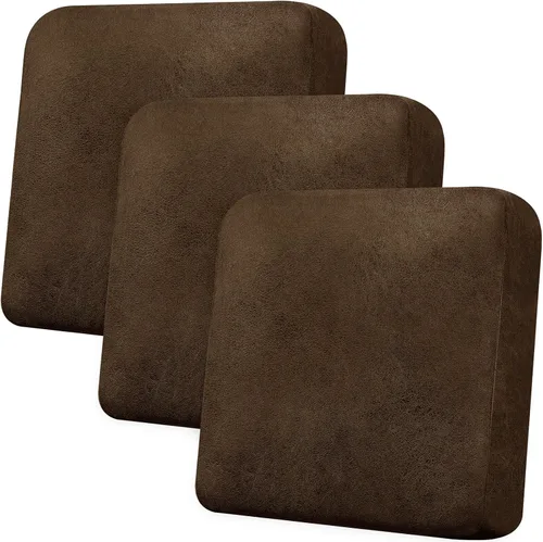 Vista 28 de Funda de cojín para sofá con aspecto de cuero, 1 unidad, elástica, para sala de estar, funda de cojín individual para sofá, protector de asiento