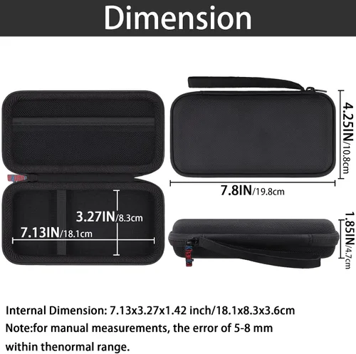 Vista 4 de khanka Funda de transporte para calculadora científica Texas Instruments TI-30Xa/TI BA II Plus/TI-30XIIS /TI-30XS MultiView/TI-36X Pro Engineering
