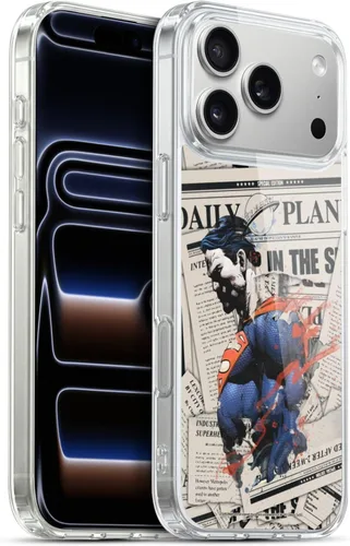 Vista 69 de Head Case Designs Officially Licensed Superman DC Comics Collage 80th Anniversary Gel Case [Military Grade Protection] Compatible with Apple iPhone