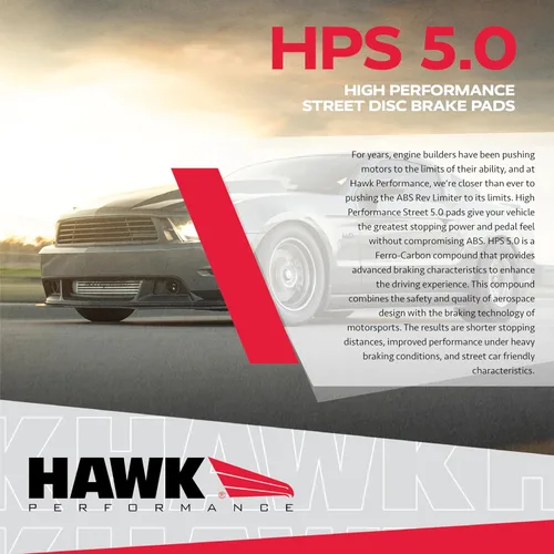 Vista 5 de Hawk Performance Pastillas de freno HB641B.696 HPS 5.0 Street