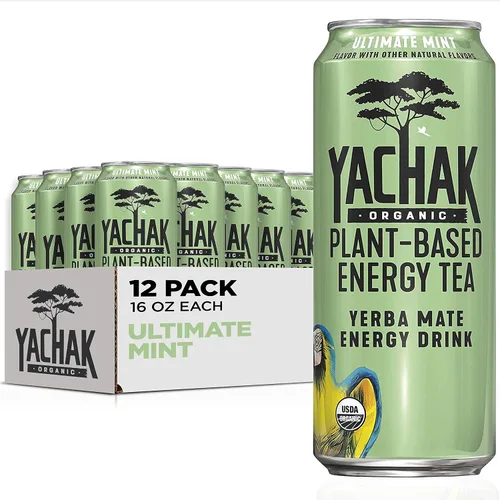 Vista 9 de Yachak Yerba Mate, azul baya, 16 onzas, paquete de 12