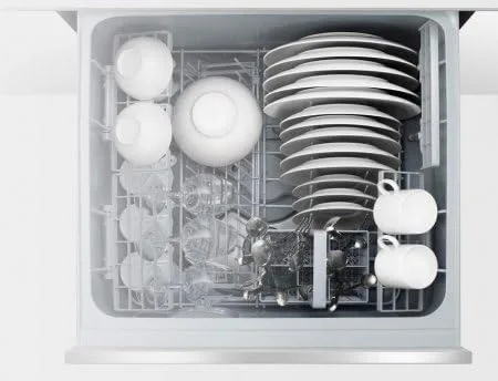 Vista 3 de Fisher Paykel DD24SAX9 - Lavavajillas de consola completa con cajones de 24 pulgadas en acero inoxidable