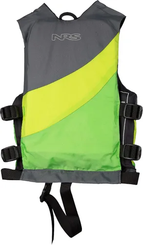 Vista 2 de NRS Chaleco salvavidas para niños (PFD)-Verde/Gris-Niño