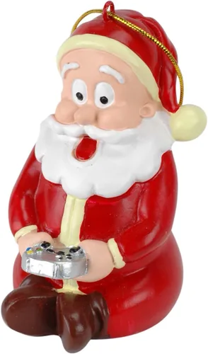 Vista 6 de Tree Buddees Adorno navideño para videojuegos de Papá Noel para jugadores