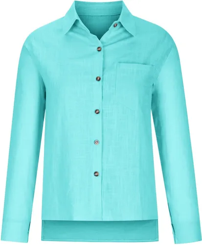 Vista 107 de SMIDOW Camisa de algodón y lino con botones para mujer
