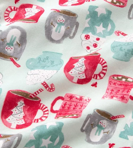 Vista 5 de Burt's Bees Baby - Conjuntos de pijamas de Navidad familiares a juego, de algodón orgánico, para niños, bebés, mujeres y adultos