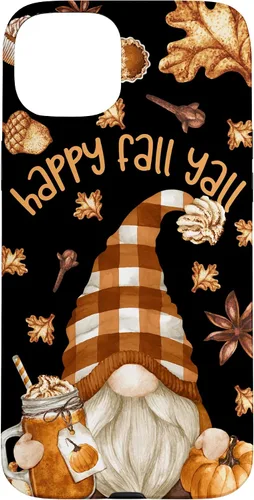 Vista 9 de Funda para iPhone 16 con diseño de especias de calabaza con diseño de gnomo de otoño