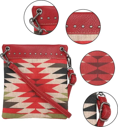 Vista 5 de American Bling Western Purse for Women Crossbody Bag Shoulder Handbag with Adjustable Strap