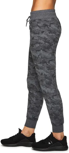 Vista 3 de RBX Active - Pantalones deportivos para mujer, talla grande, para entrenamiento, yoga, pantalones deportivos