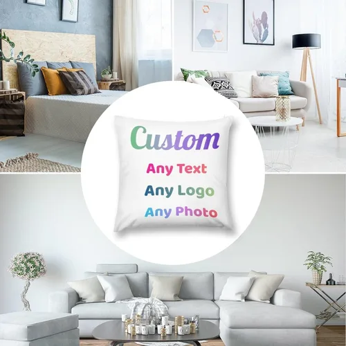 Vista 5 de Funda de almohada personalizada con versículo de la Biblia de 12 x 12 pulgadas, funda de almohada personalizada con cita inspiradora con frase