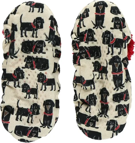 Vista 2 de Lazy One Pantuflas de pies mullidos para mujer, lindas pantuflas de casa con forro polar, bonitos diseños de animales