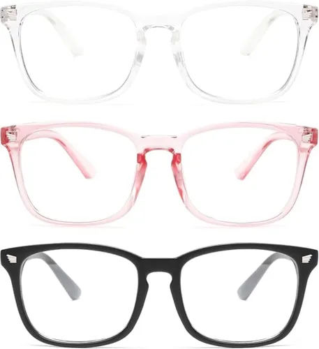 Vista 16 de Gaoye Eyewear Frames for Men - Blue Light Blocking Square Glasses, Anti UV Ray Computer Gaming, Blue Blockers for Women