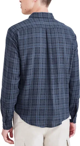 Vista 2 de Dockers Camisa de trabajo de manga larga con dos bolsillos de ajuste regular para hombre