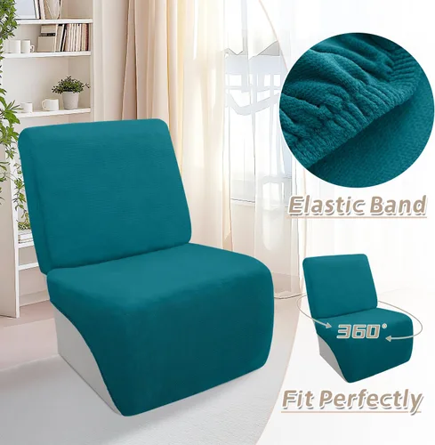 Vista 615 de Arfntevss Fundas de sofá seccional reclinable de terciopelo, Funda de sofá seccional de esquina para sofá reclinable, Funda elástica suave