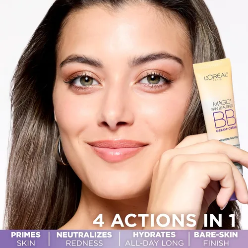 Vista 2 de L 'Oreal Paris crema BB mágica para embellecer la piel, 1.0 onza., Light Claro