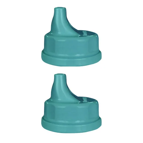 Vista 2 de Lifefactory Biberón de vidrio sin BPA de 9 onzas + juego de tapa para sorber Funda protectora de silicona Kale