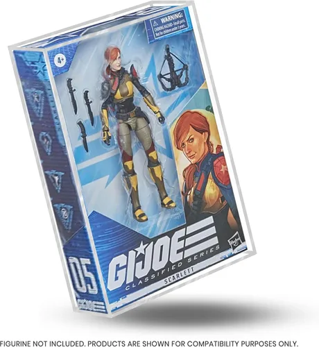 Vista 11 de EVORETRO Estuche Protector de Exhibición para Figuras de Acción Compatible con Figuras de Acción de la Serie Clasificada GI Joe de 6 Pulgadas
