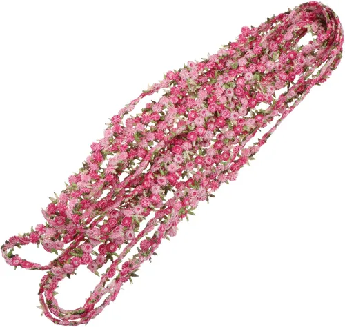 Vista 11 de Cinta de ajuste de encaje floral rojo oscuro 15 pies de encaje de flores bordadas para boda costura artesanía apliques