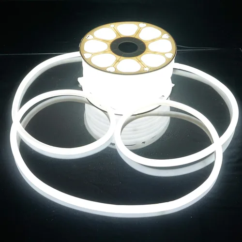 Vista 9 de Russell Decor Cuerda de luces LED de neón flexible (blanco cálido, 100 pies) For Christmas Weeding party Flexible and Waterproof