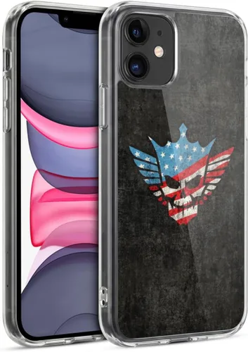Vista 53 de Head Case Designs Funda de gel suave con licencia oficial de la WWE American Nightmare Flag Cody Rhodes Graphics compatible con Apple iPhone 7