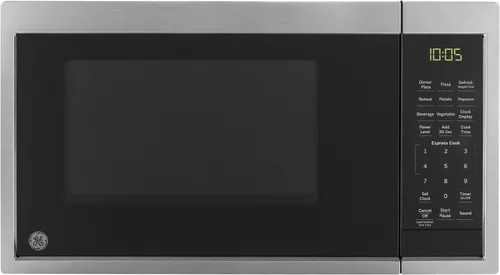 Vista 9 de GE hornos microondas de mostrador, Pequeño, Blanco