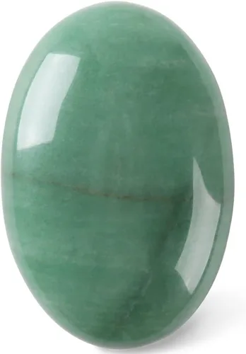 Vista 19 de CASMON Piedra de sangre de África, piedra ovalada de palma, piedra de bolsillo para terapia de alivio de ansiedad y estrés, piedra energética pulida