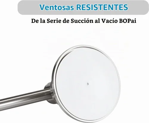 Vista 4 de BOPai - Toallero extensible con ventosa, 17-28.5 pulgadas, níquel cepillado