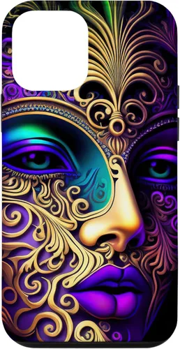 Vista 12 de Funda para disfraz de Mardi Gras psicodélico mágico para iPhone 15