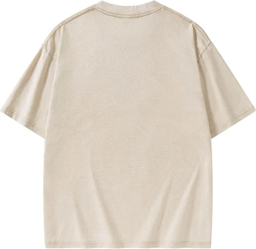 Vista 3 de Camisetas gráficas de verano para mujeres y hombres, de algodón, de gran tamaño, 90 y nueve con ovejas, camiseta cristiana lavada