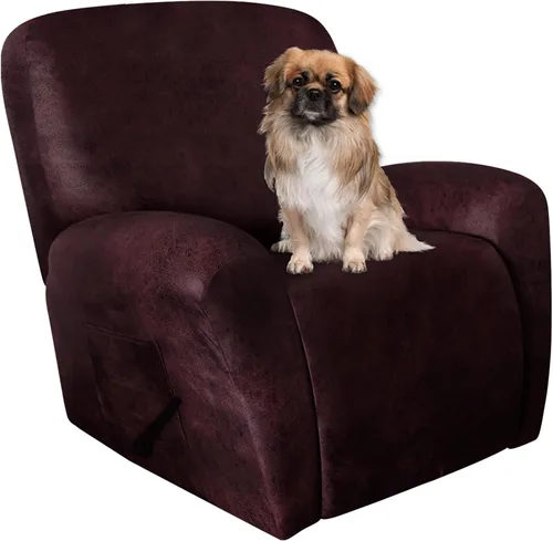 Vista 21 de ANARACHON Fundas para Sillas Reclinables Tipo Cuero, 4 Piezas Funda para Sillón Reclinable Lazy Boy, Protector de Muebles - Funda Suave Lavable