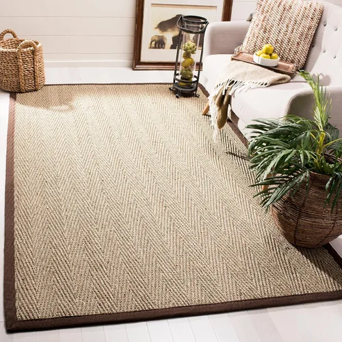 Vista 33 de Safavieh Colección de fibra natural NF115P - Alfombra (fibra natural), color gris, Fibras naturales
